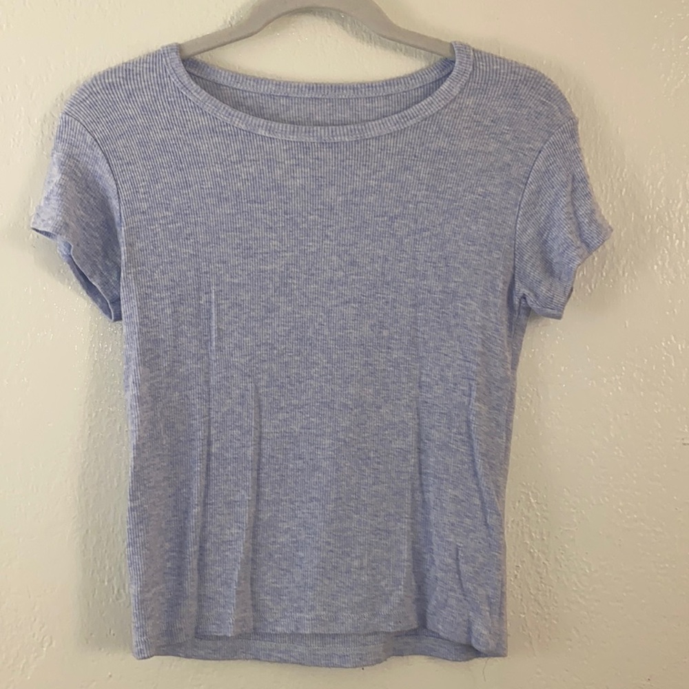 soft blue tee shirt